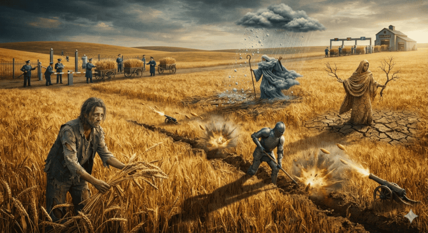 Global Food Security Faces Triple Threat from Conflict, Climate and Trade
