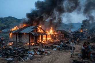 Fresh violence in Manipur leaves homes burning as ethnic tensions flare