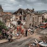 Tornado tears through French village, leaving dozens hurt and homes ravaged