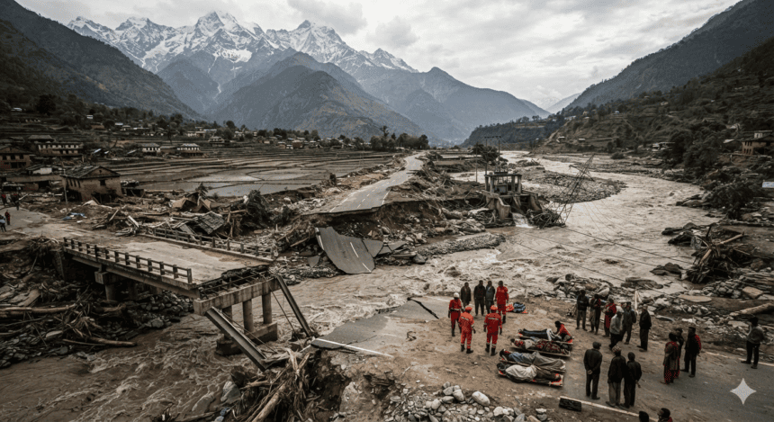 Floods and landslides kill eight in Nepal, severing key supply routes
