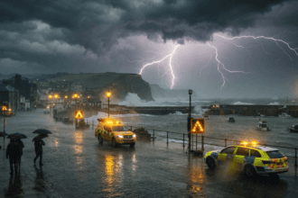 Yellow weather warnings persist as thunderstorms lash parts of the UK