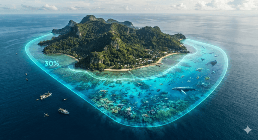 Remote island chain could secure 30% of national waters