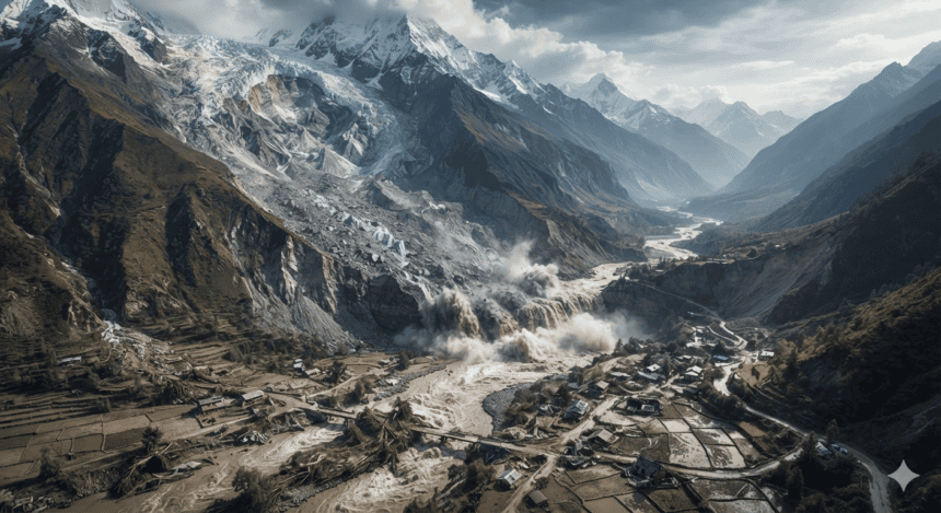 Scientists Link Nepal-Tibet Floods to Massive Glacial Collapse