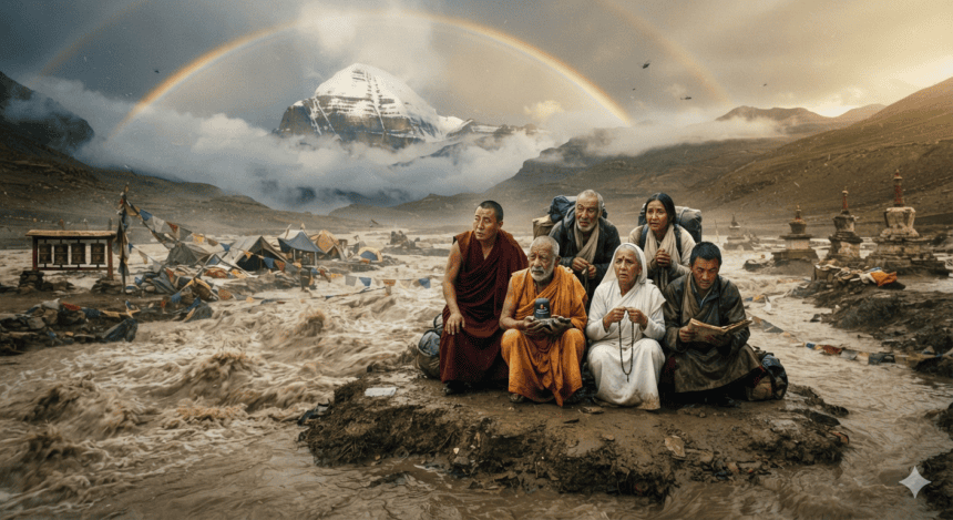 Pilgrims Stranded as Flash Floods Hit Mount Kailash Region