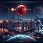 Total Lunar Eclipse Drapes Night Sky in Crimson Hue