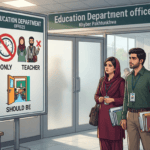 KP bans teacher visits to education offices during school hours