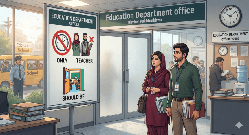 KP bans teacher visits to education offices during school hours