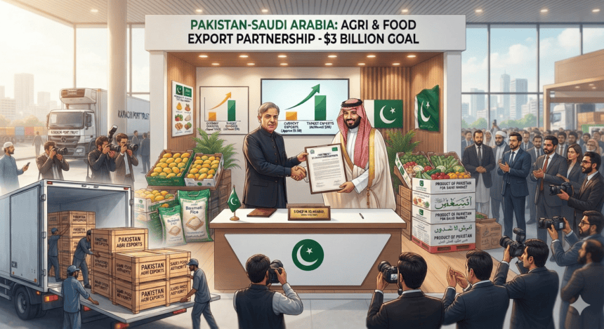 Pakistan, Saudi Arabia target $3 billion boost in agri-food trade