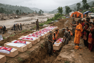 Nepal Turns to Mass Burials as Search for Flood Victims Stalls