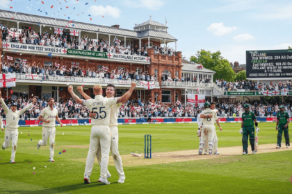 England routs Pakistan at Lord’s to clinch Test series