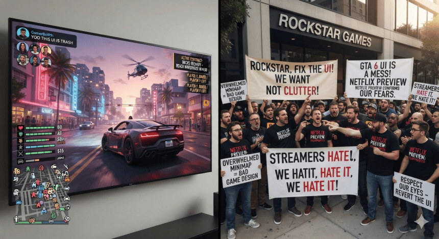 GTA 6 UI Leak: Fans Push Back Against Netflix-Style Interface