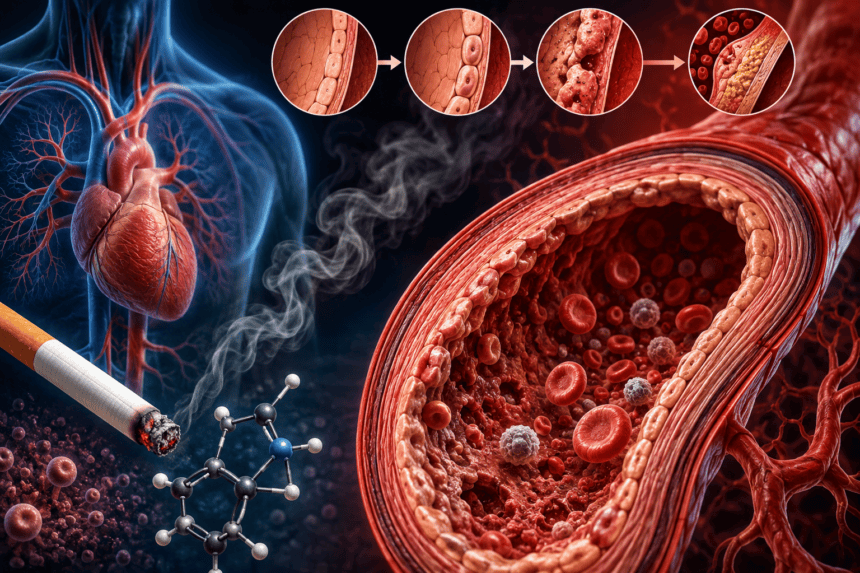 Nicotine’s Hidden Impact on Blood Vessels