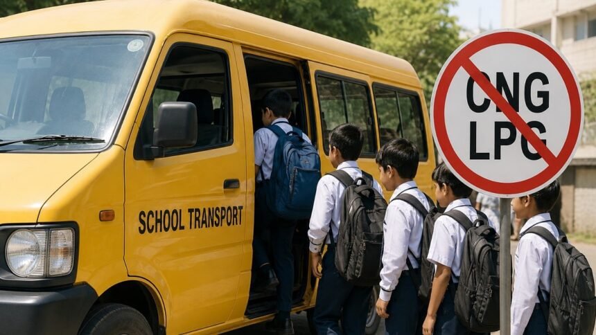 Karachi Schools Ordered to Keep CNG and LPG Out of Student Transport