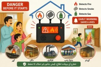 Karachi Students Develop Early Warning System for Fire, Smoke and Gas Hazards