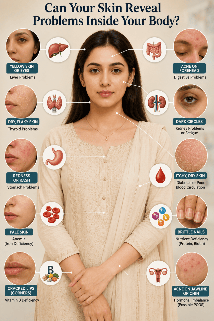 What Your Skin Says About Your Internal Health: Signs Linked to Your Organs