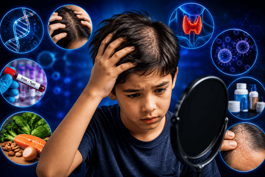 What Could Cause Hair Loss in a Preteen Boy?