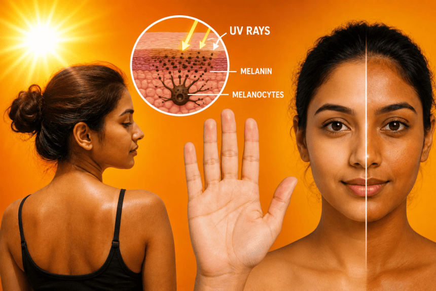 Why Does Your Skin Tan but Your Palms Usually Don't?