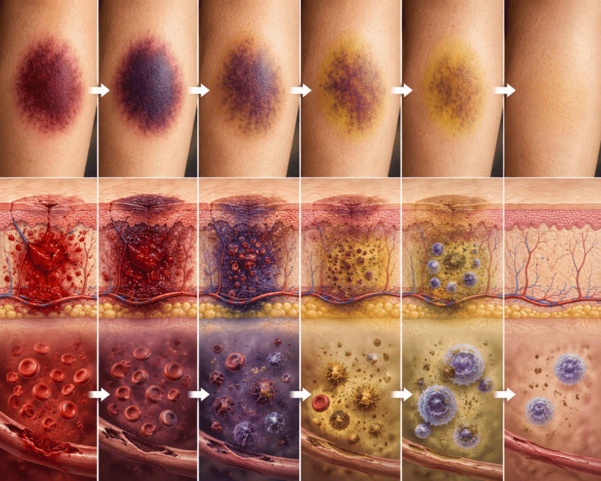 Why Does a Bruise Change Color as It Heals?