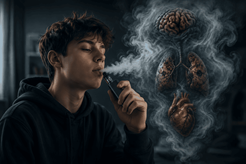 Youth Vaping Poses Hidden Health Risks as Experts Warn of Long-Term Health Effects