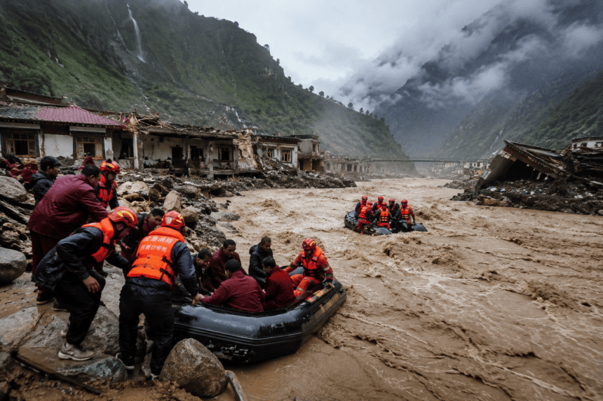Floods, Landslides Devastate Nepal-China Border; Death Toll Nears 1,000