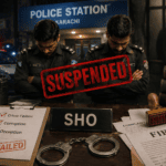 Karachi Police Suspend Two SHOs Over Corruption and Operational Failure