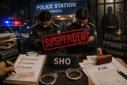 Karachi Police Suspend Two SHOs Over Corruption and Operational Failure