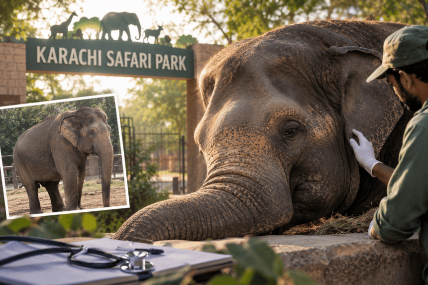 Karachi Safari Park's female elephant Madhubala's health deteriorates