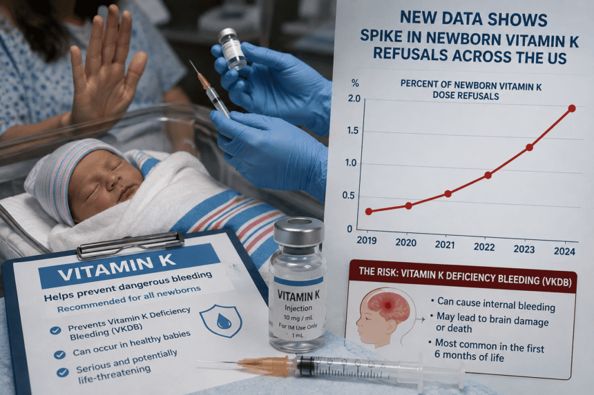 Parental Refusals of Newborn Vitamin K Shots Trigger Bleeding Risks
