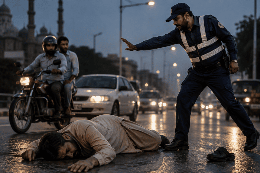 Lahore man dies after alleged altercation with traffic warden