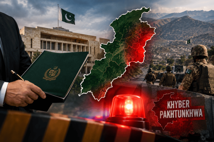 Federal government hints at imposing emergency in Khyber Pakhtunkhwa