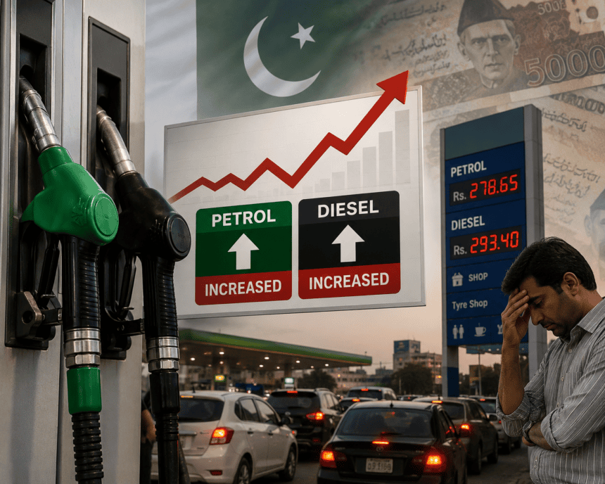 Petrol, Diesel Prices Increased in Pakistan