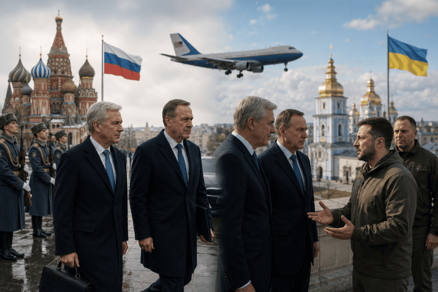 Trump’s Peace Envoys to Visit Moscow and Kyiv Over Weekend