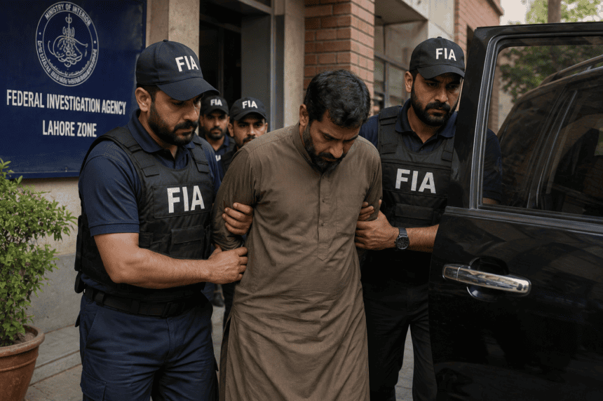 FIA arrests alleged human-trafficking agent in Lahore
