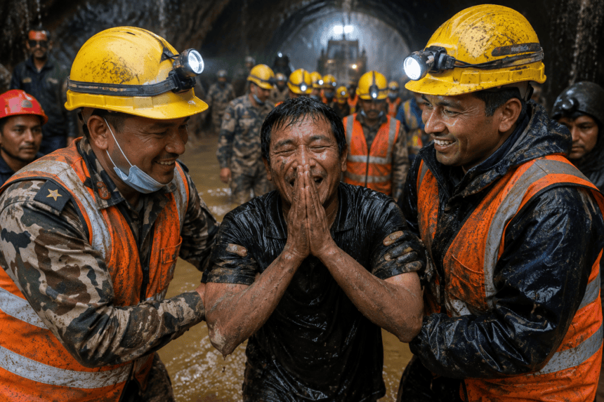 Tunnel rescues spark flicker of hope in Nepal’s flood crisis