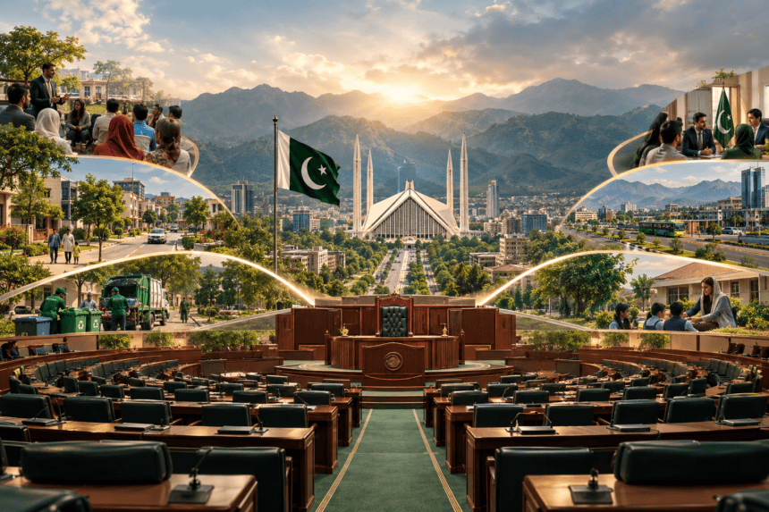 Islamabad governance overhaul plan targets elected assembly and fiscal autonomy