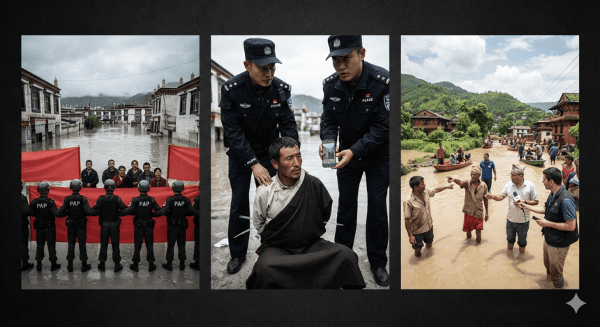 China Tightens Grip on Tibet Flood Narrative as Nepal Openly Assesses Damage