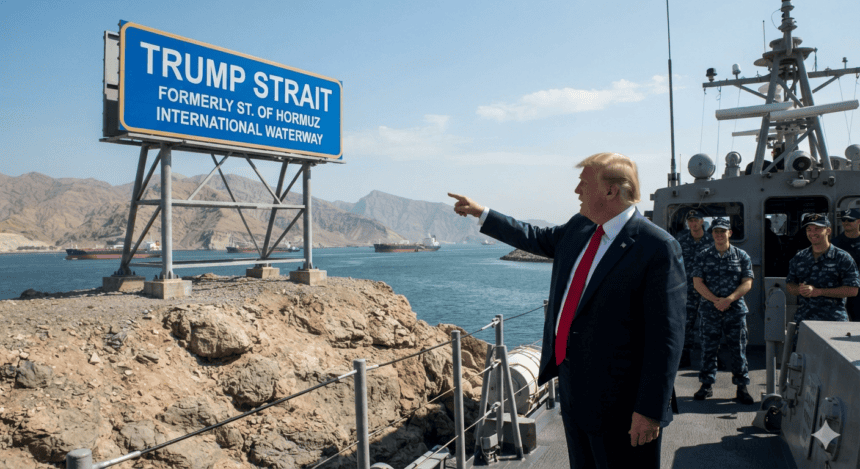 Trump floats ‘Trump Strait’ name for contested Hormuz waterway