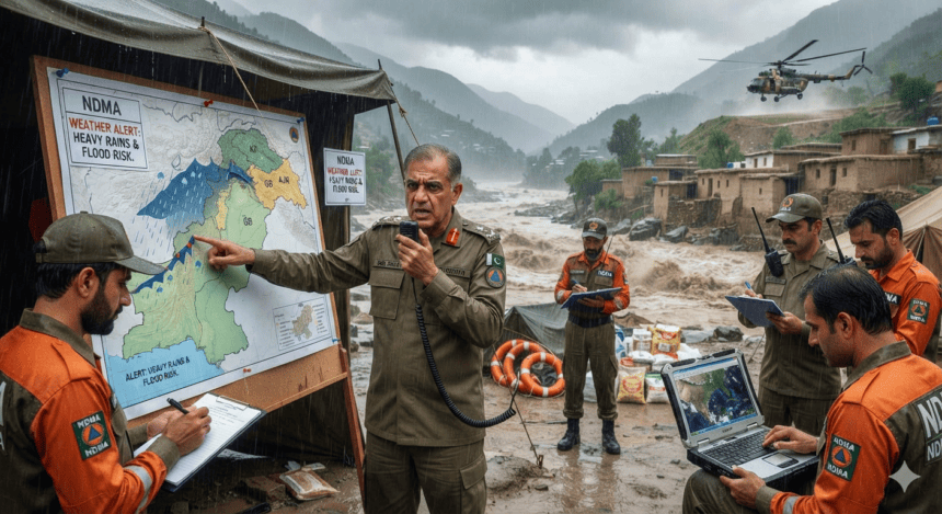 NDMA warns of flash floods as heavy rains lash northern Pakistan