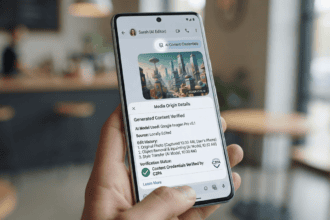 Google Messages adds Content Credentials to track AI edits in chat media