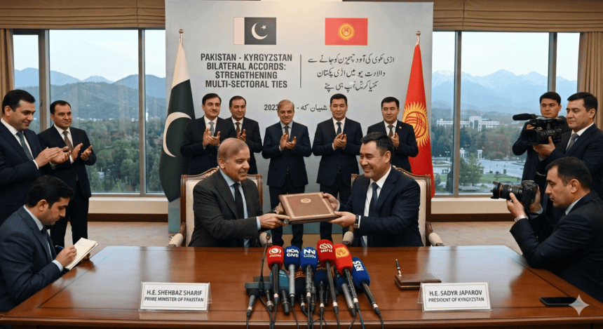 Pakistan, Kyrgyzstan sign series of bilateral accords to boost regional trade
