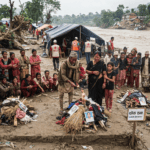 Nepal’s Flood Victims Burn Grass Effigies as Hopes for Recovering Bodies Fade