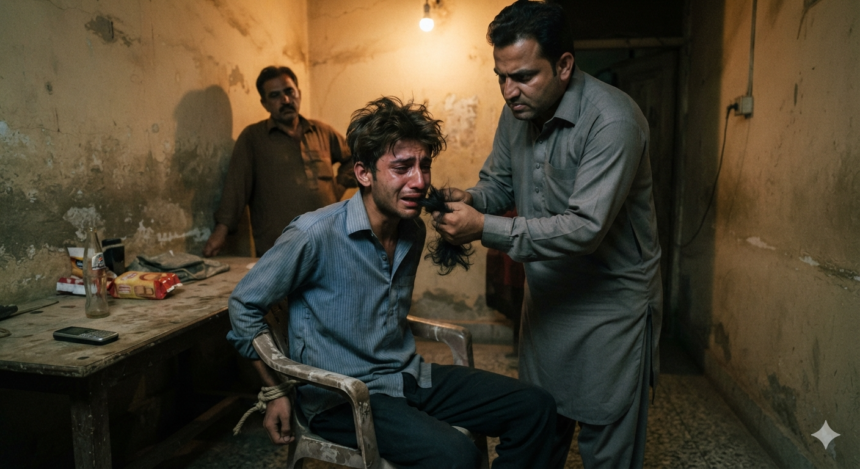 Karachi man tortured, forced to eat hair in Defence incident