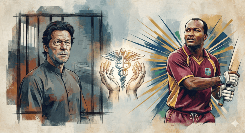 Brian Lara calls for 'proper, independent' medical care for jailed Imran Khan