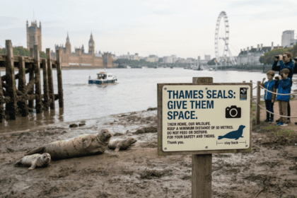 Keep your distance: Experts warn public to stay clear of Thames seals