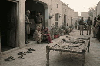 Chiniot man kills wife, three children in land dispute