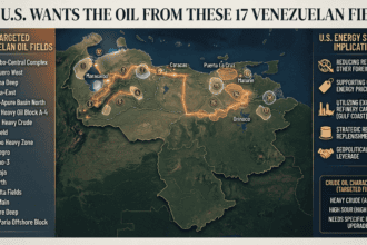U.S. Eyes 17 Venezuelan Oil Fields as Sanctions Policy Shifts