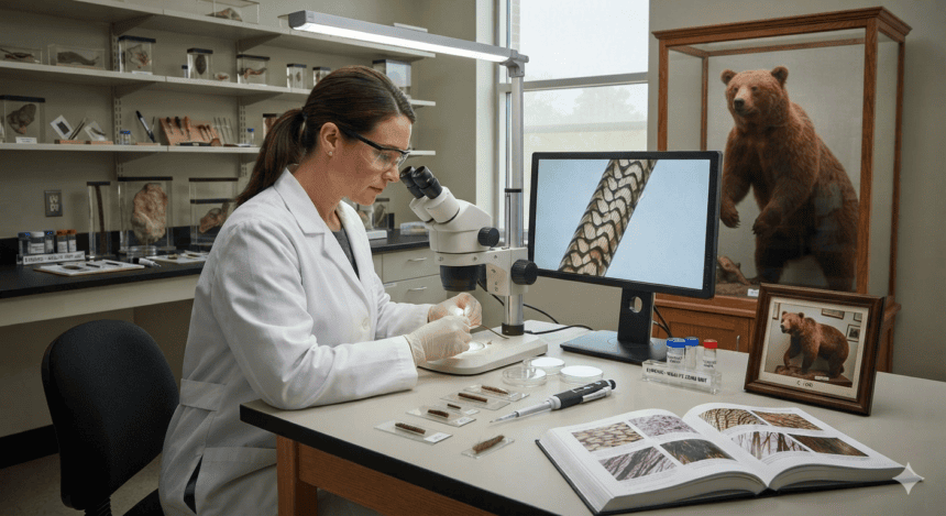 Scientists use museum bear hair to track illegal wildlife trade