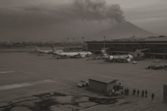 Mount Lewotobi Laki-laki Eruption Shuts Indonesia’s Komodo Airport