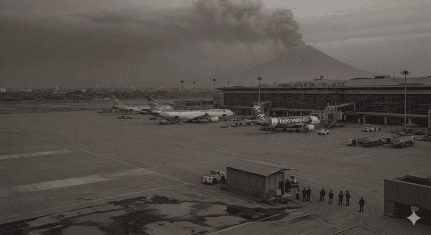 Mount Lewotobi Laki-laki Eruption Shuts Indonesia’s Komodo Airport