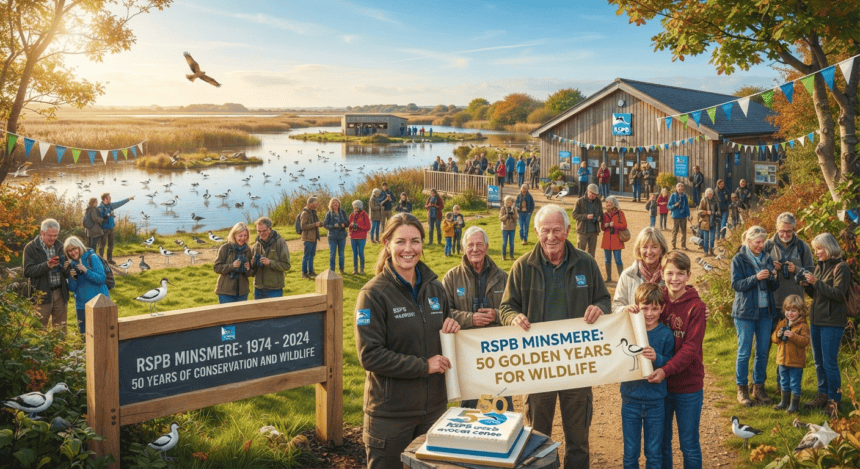 RSPB marks 50 years of conservation at flagship wetland reserve